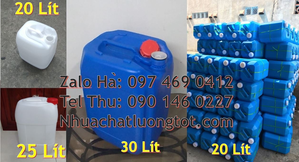 Bán can nhựa 30l có nắp thoát khí đựng hóa chất giá rẻ,can nhựa 20l mo