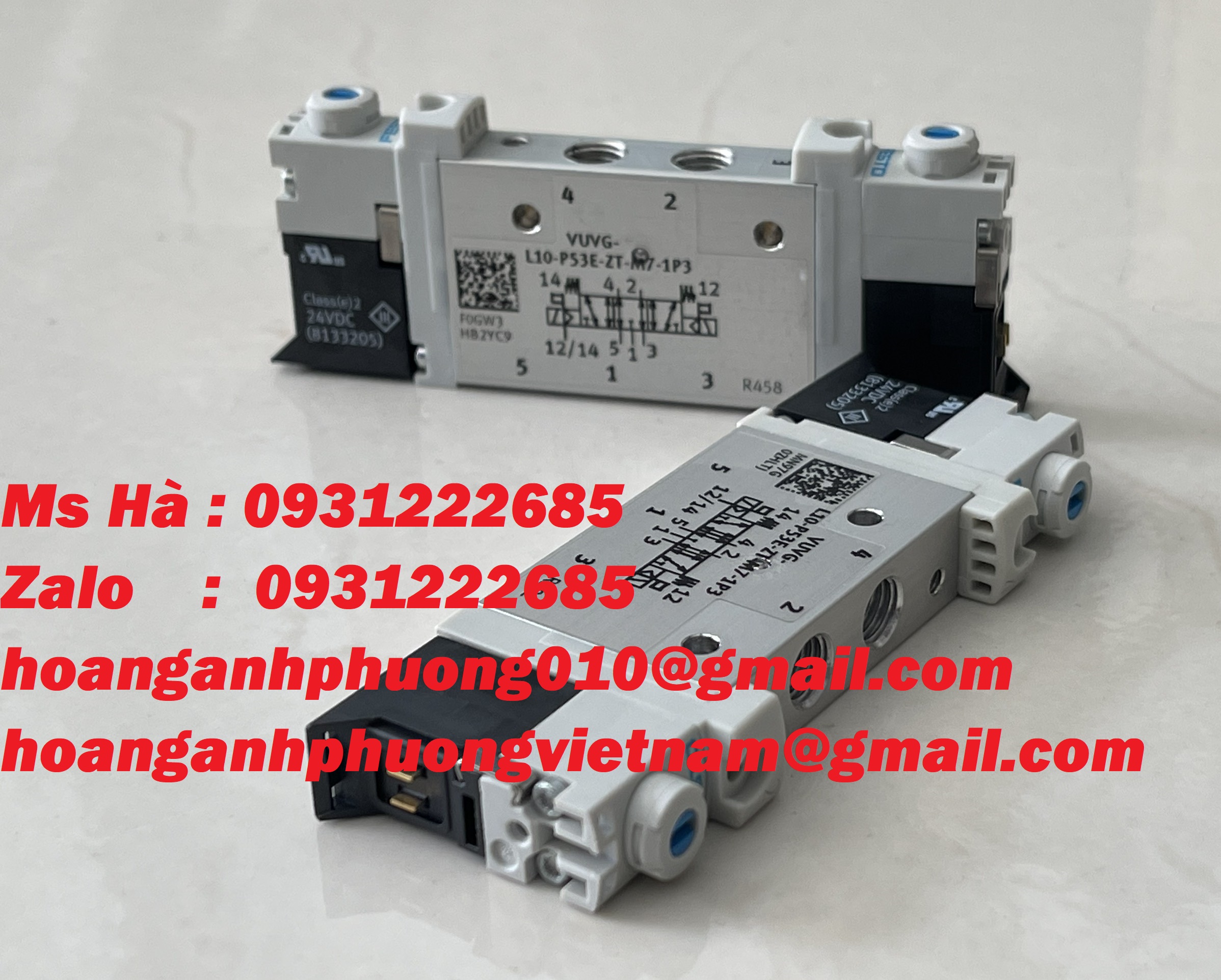 VUVG-L10-P53E-ZT-M7-1P3  van điện từ  hãng Festo nhập trực tiếp
