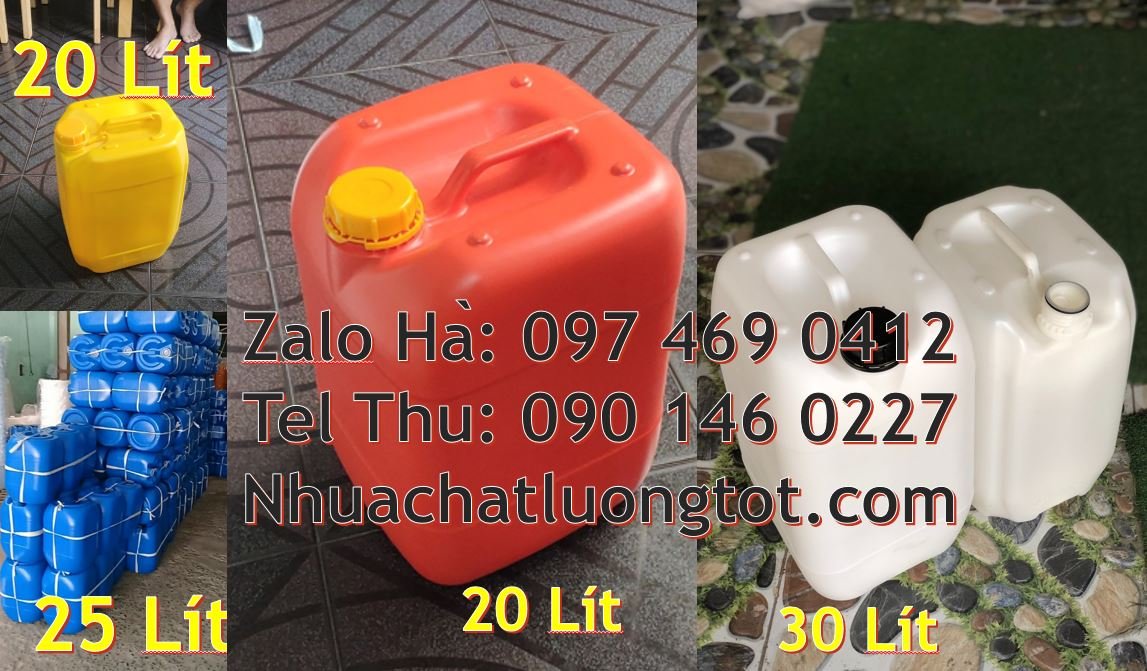 Bán can nhựa 20l có nắp thoát khí chất lượng cao,can nhựa 25l đựng mắm