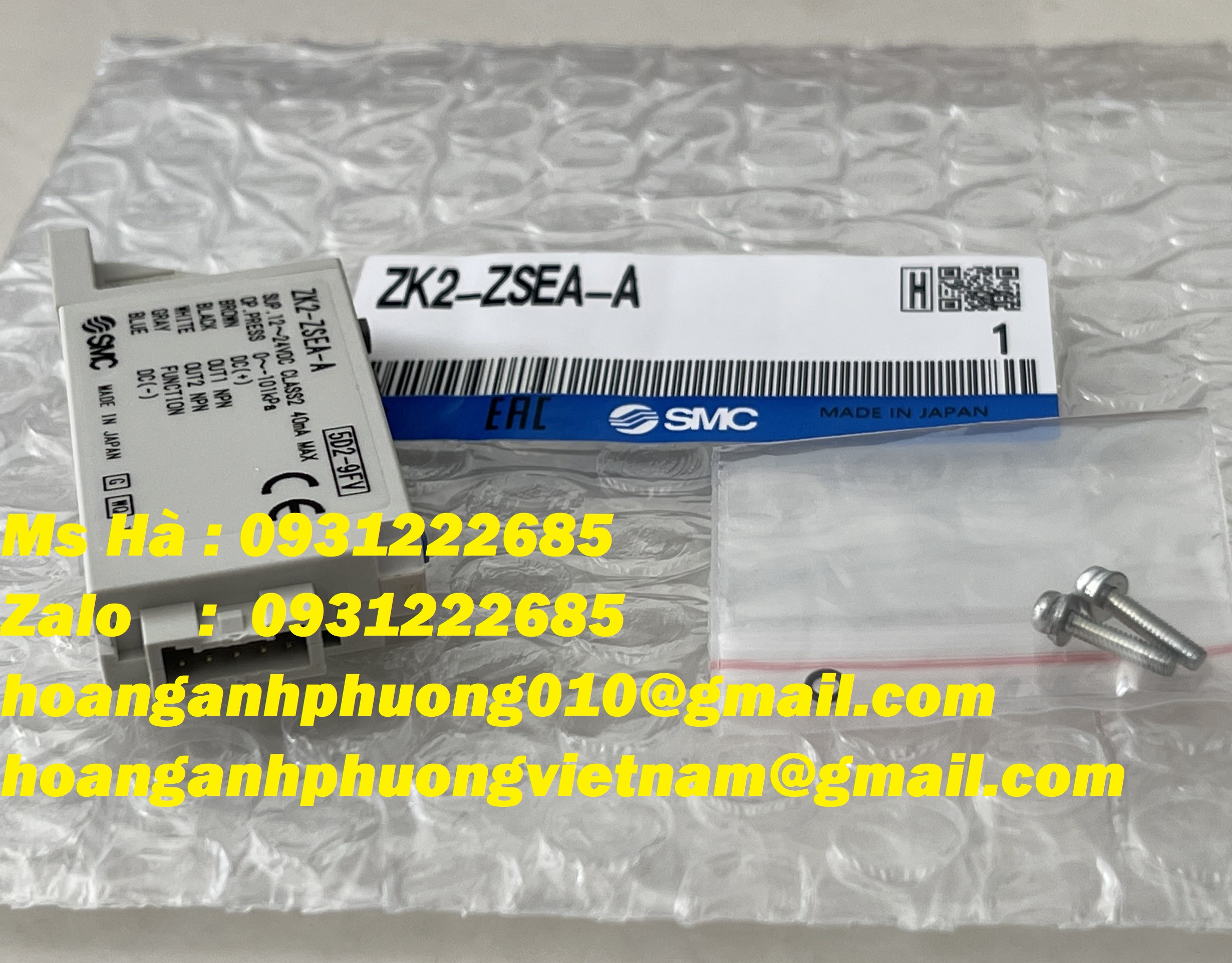 Bộ van chân không hãng SMC nhập khẩu trực tiếp ZK2-ZSEA-A