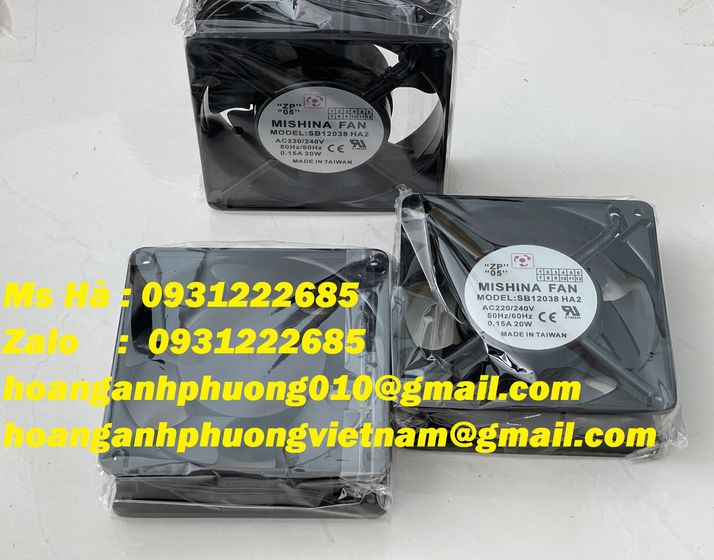 Quạt công nghiệp Mishina giá tốt toàn quốc SB12038 HA2 hàng mới