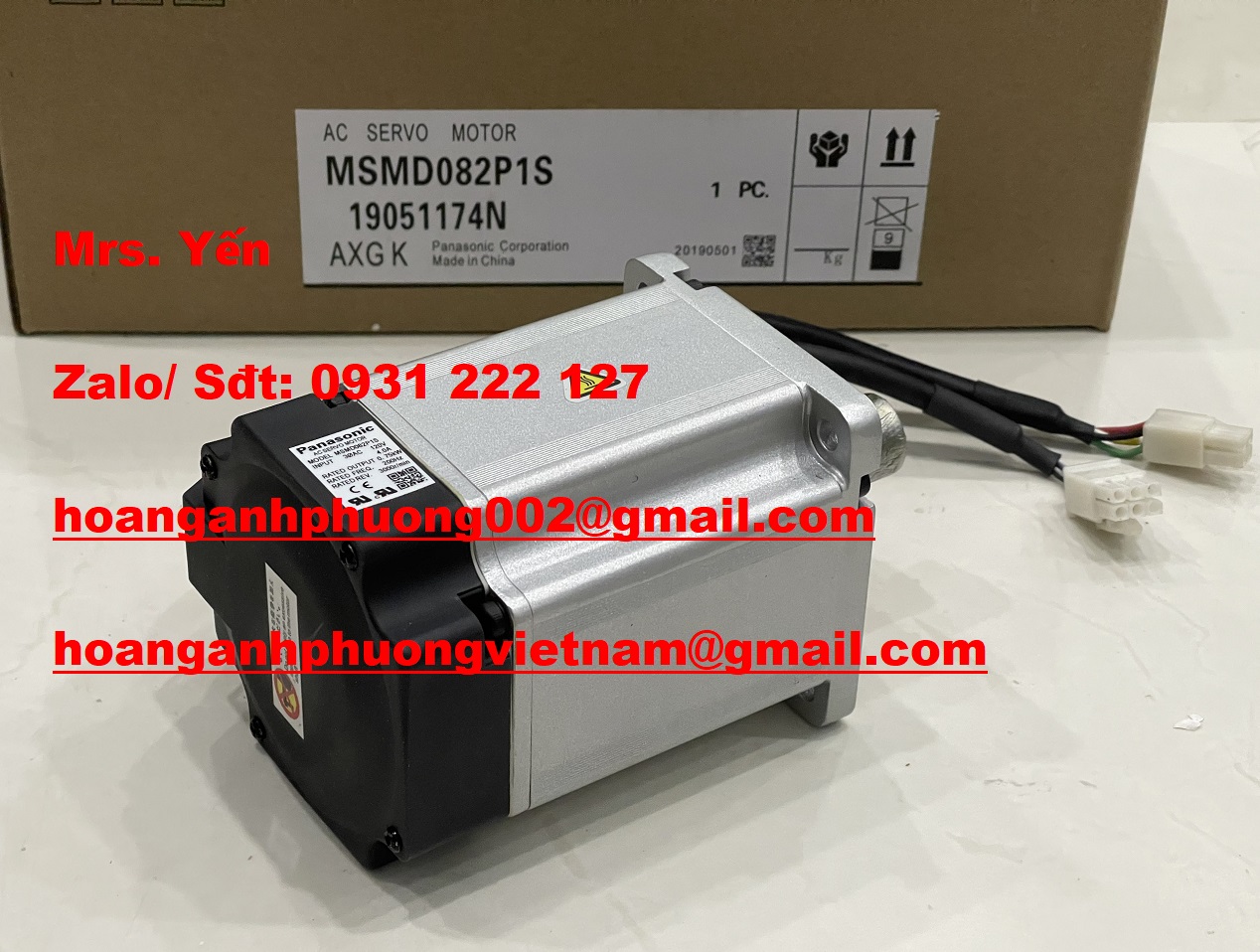 MSMD082P1S ĐỘNG CƠ 0.75KW PANASONIC CHÍNH HÃNG MỚI 100%