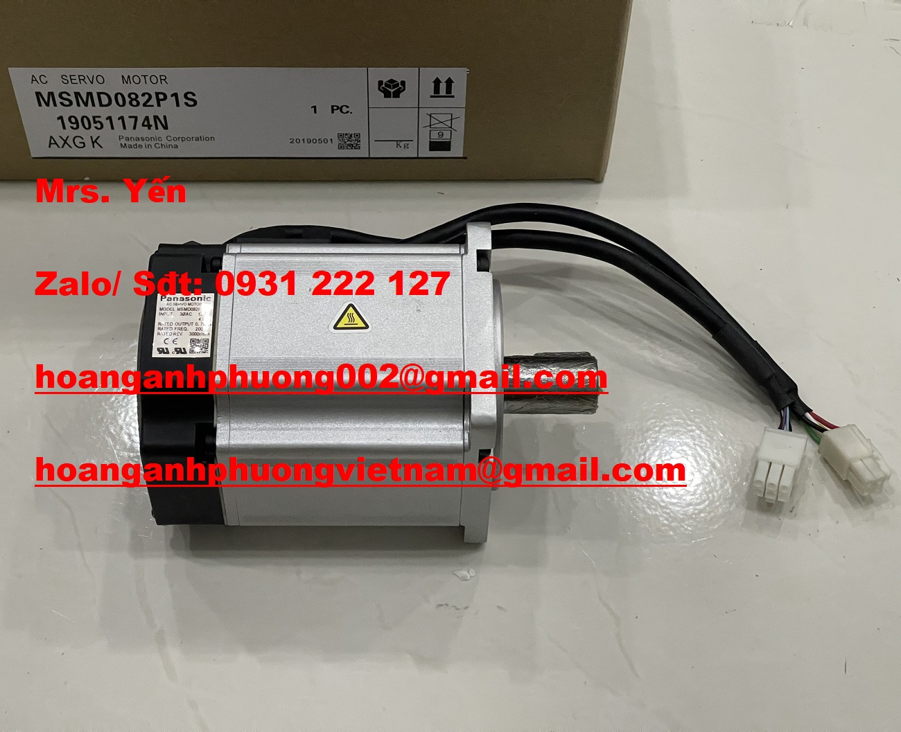 MSMD082P1S ĐỘNG CƠ 0.75KW PANASONIC CHÍNH HÃNG MỚI 100%