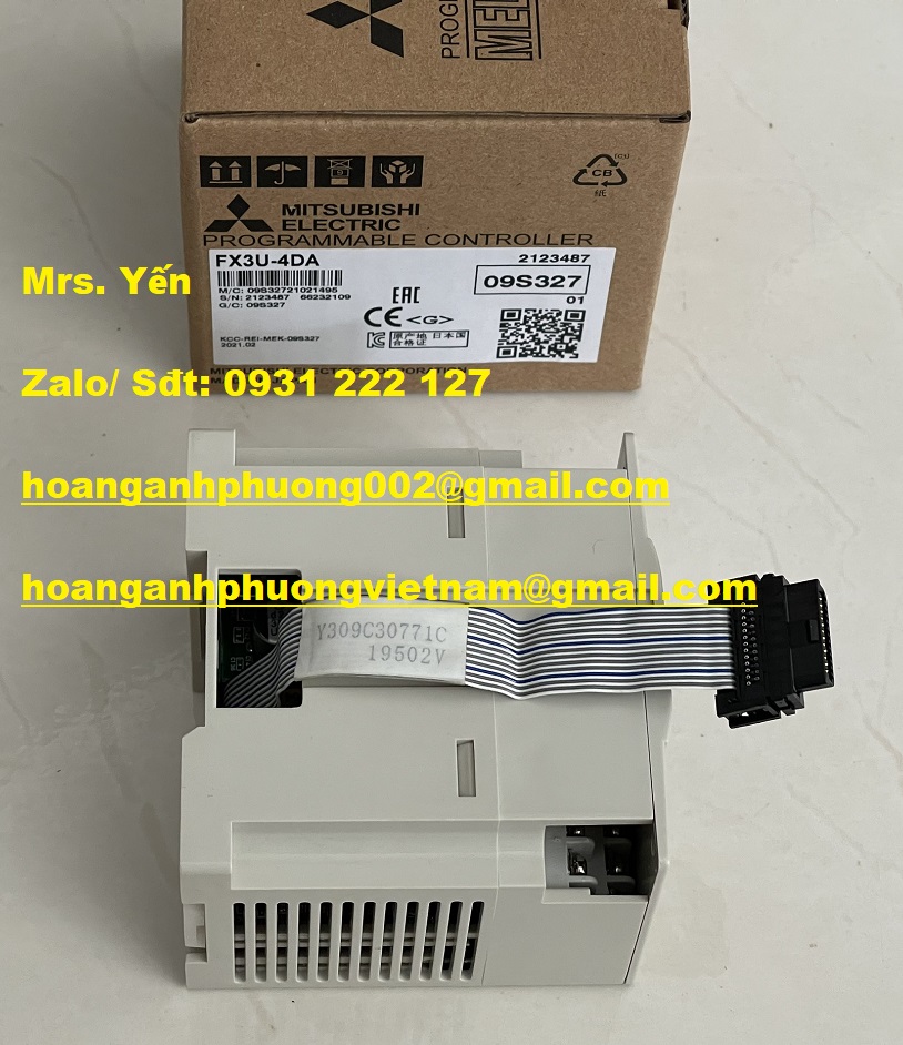FX3U-4DA MÔ ĐUN MỞ RỘNG GIÁ TỐT BH 12 THÁNG