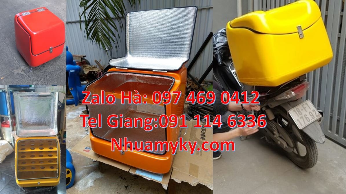 Bán thùng giao hàng thức ăn nước ống giá rẻ,thùng giao thư báo giao đồ