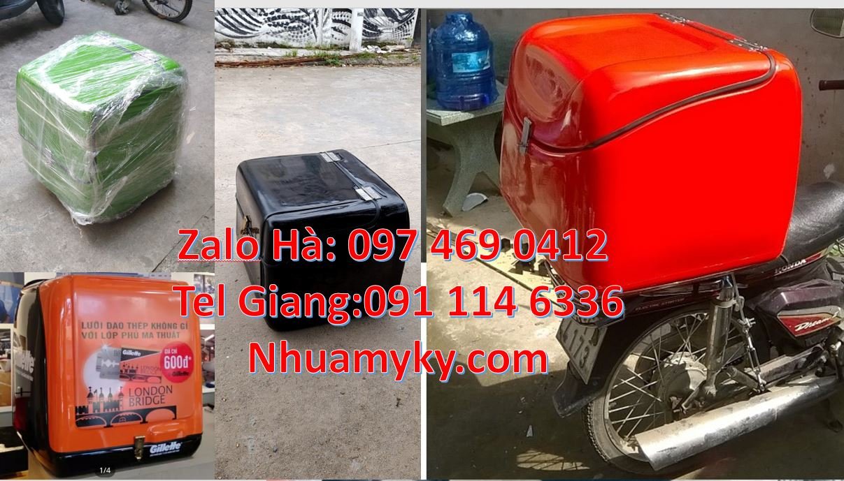 Bán thùng giao hàng thức ăn nước ống giá rẻ,thùng giao thư báo giao đồ