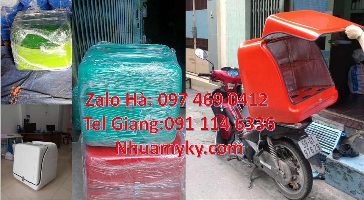 Bán thùng giao hàng thức ăn nước ống giá rẻ,thùng giao thư báo giao đồ