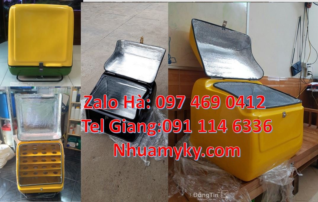 Bán thùng giao hàng thức ăn nước ống giá rẻ,thùng giao thư báo giao đồ