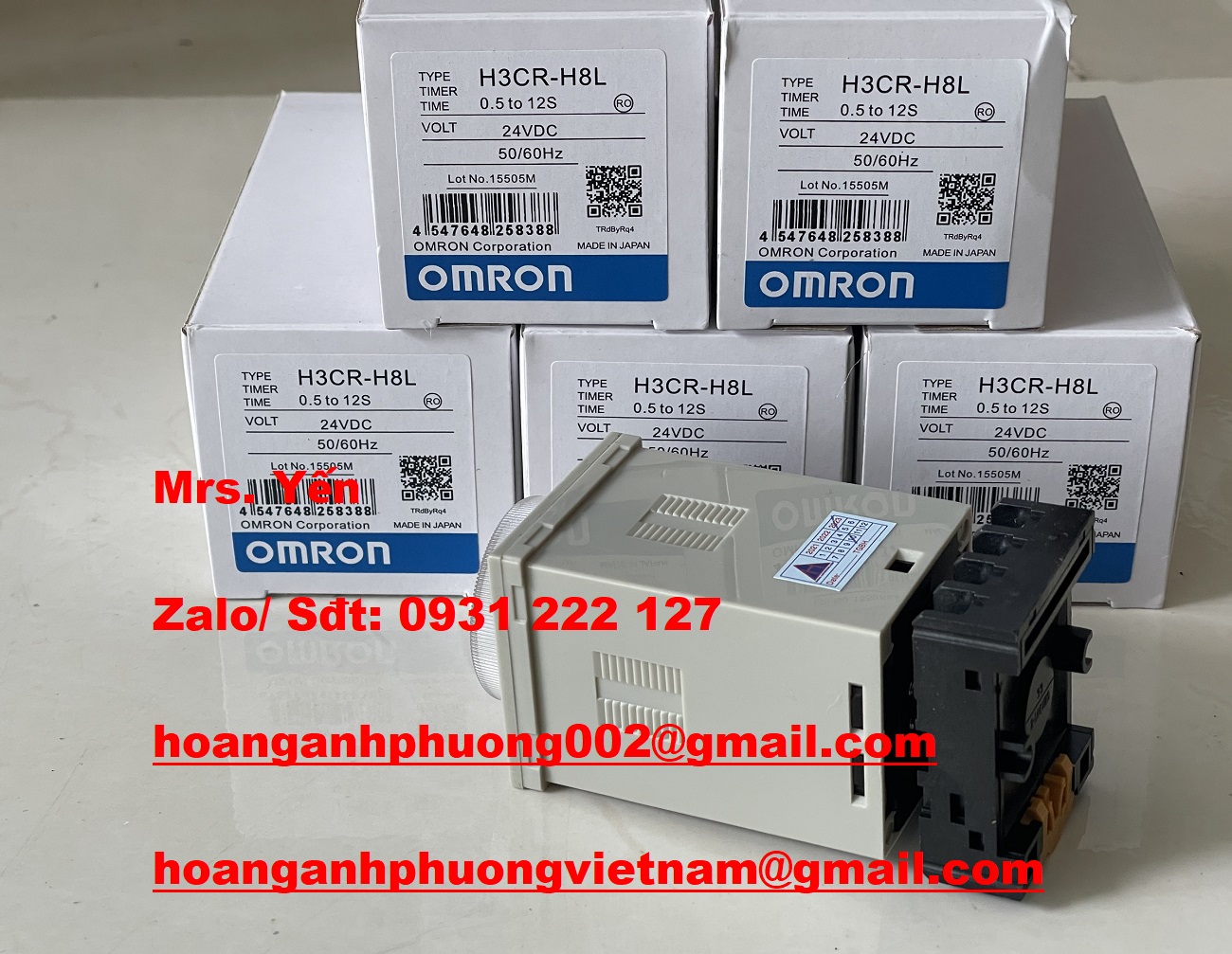 H3CR-H8L 24V AC/DC TIMER OMRON GIÁ TỐT TẠI HOÀNG ANH PHƯƠNG