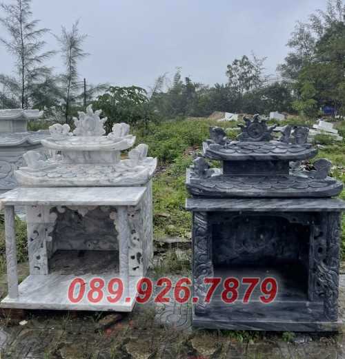 Mẫu cây hương, am thờ, miếu thờ bằng đá có mái che đẹp bán Đồng Nai