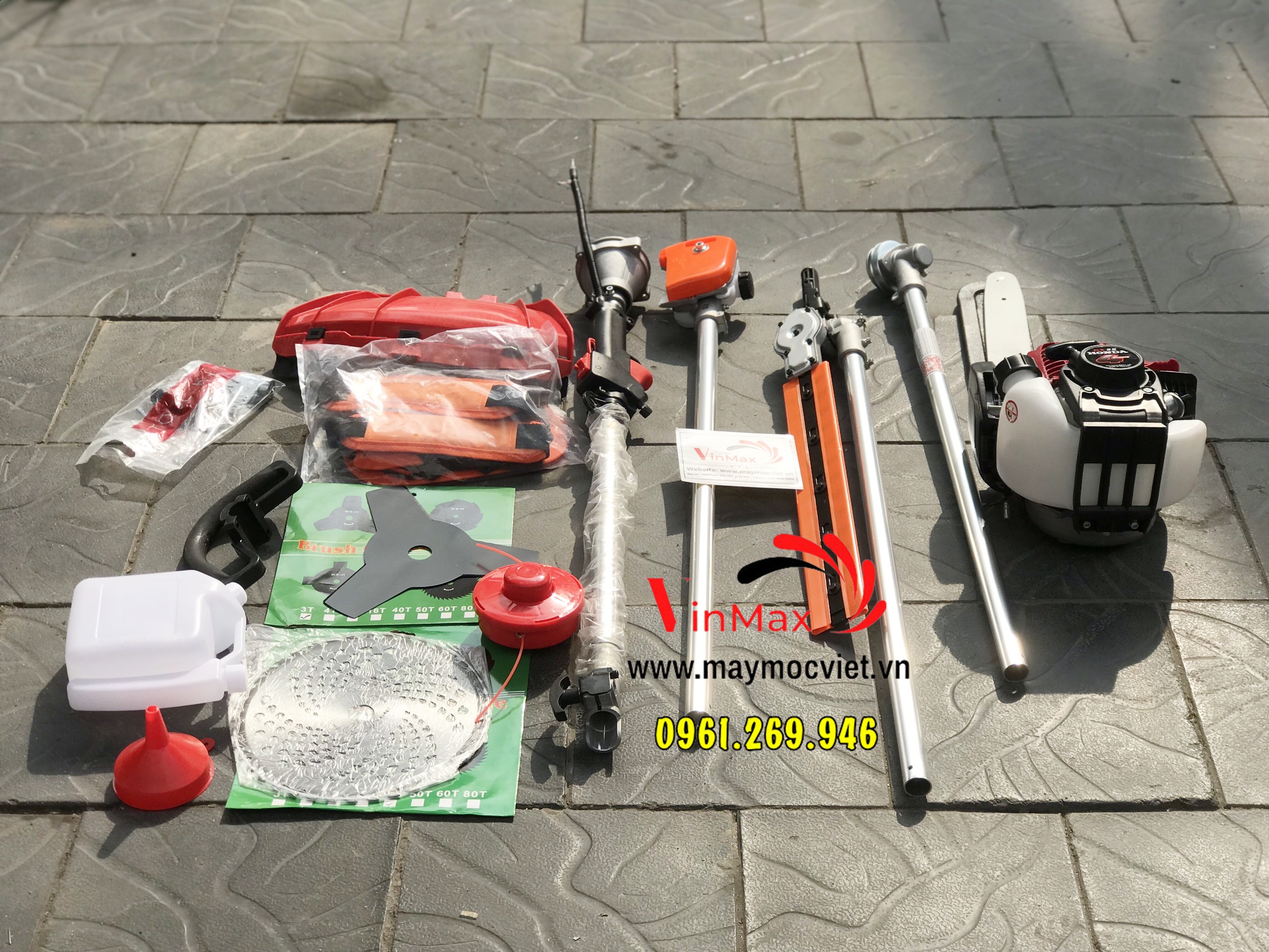Máy cắt tỉa cành trên cao GX35 động cơ 4 thì đa chức năng