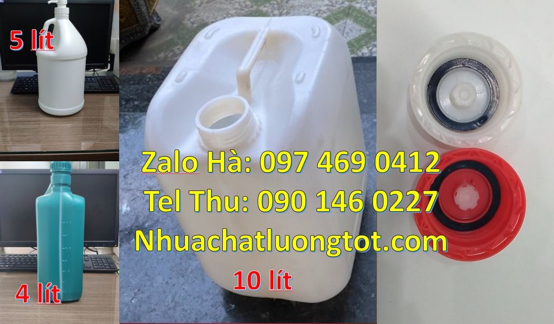 Bán can nhựa 10l có nắp thoát khí đựng nước mắm,can nhựa 2l đựng tương