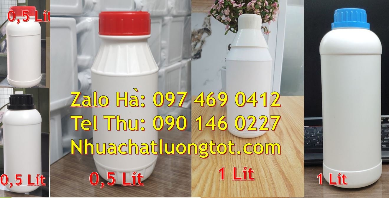 Bán chai nhựa 1l có nắp thoát khí giá rẻ,chai nhựa 0.5l nắp vặn mới