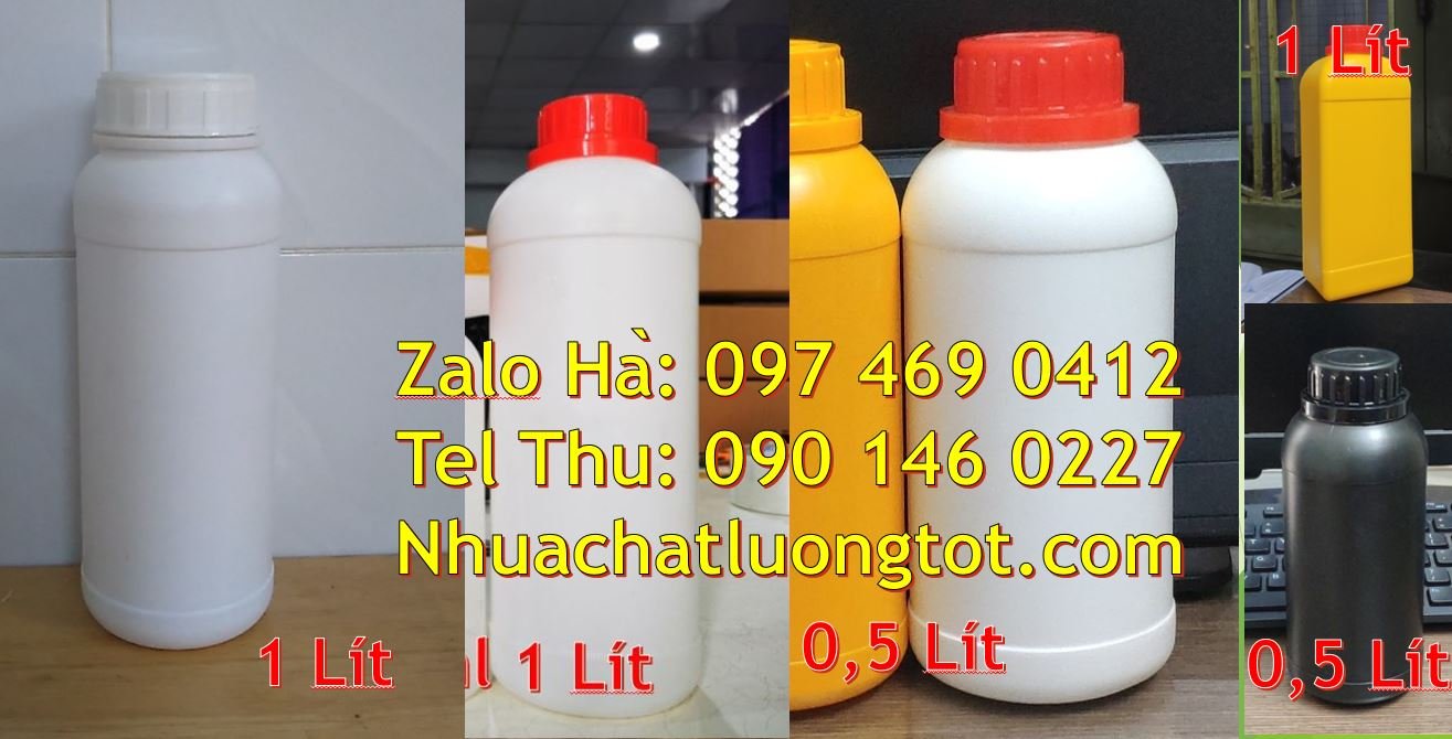 Bán chai nhựa 1l có nắp thoát khí giá rẻ,chai nhựa 0.5l nắp vặn mới
