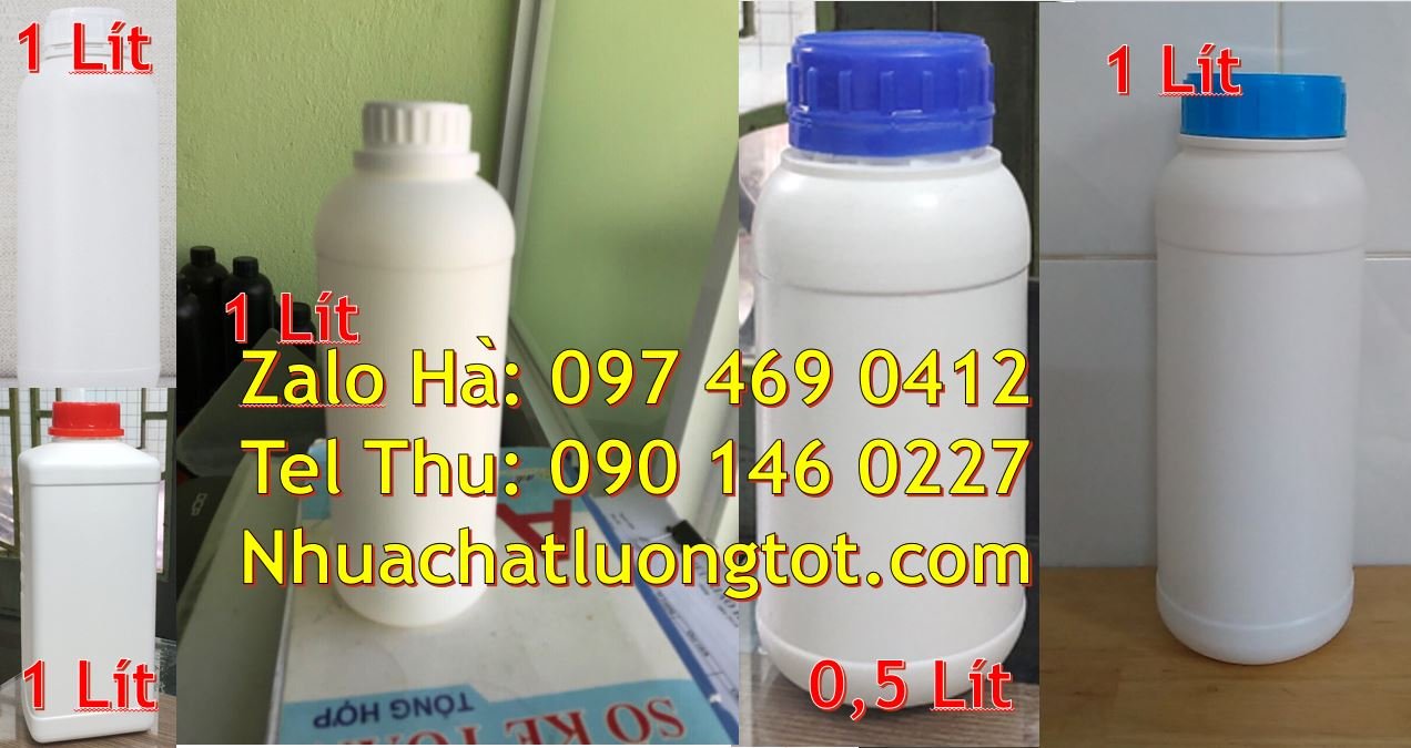 Bán chai nhựa 1l có nắp thoát khí giá rẻ,chai nhựa 0.5l nắp vặn mới
