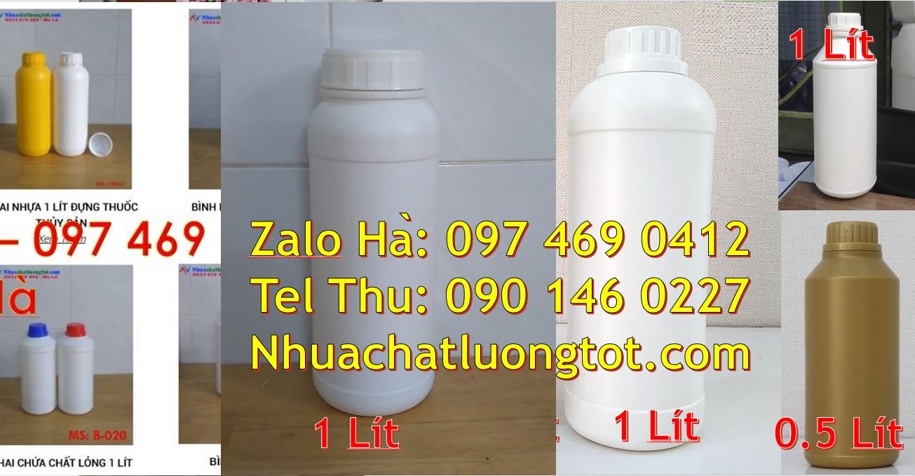 Bán chai nhựa 1l có nắp thoát khí giá rẻ,chai nhựa 0.5l nắp vặn mới