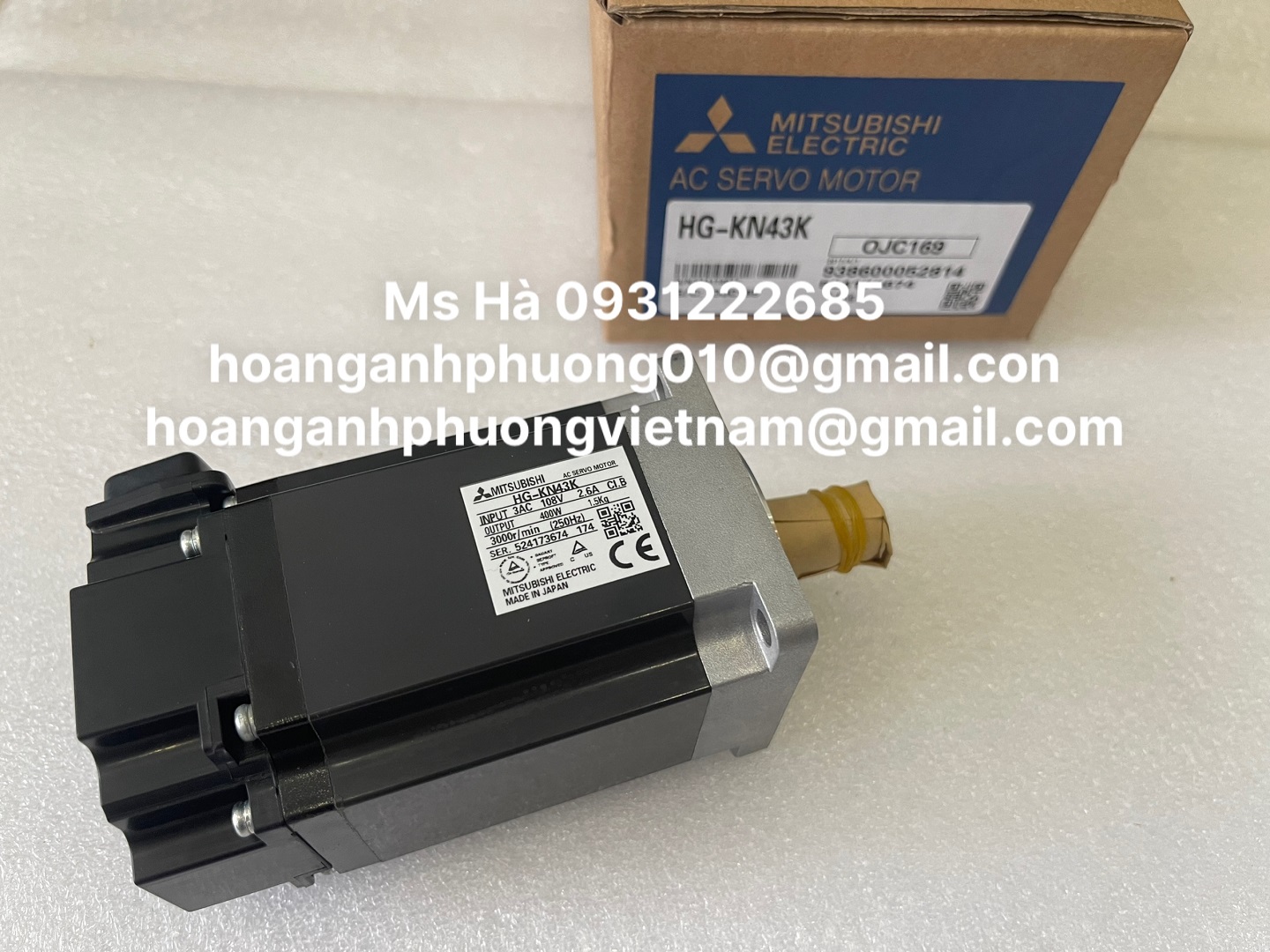 MOTOR nhập khẩu dòng mitsubishi HG-KN43K - chính hiệu 100%