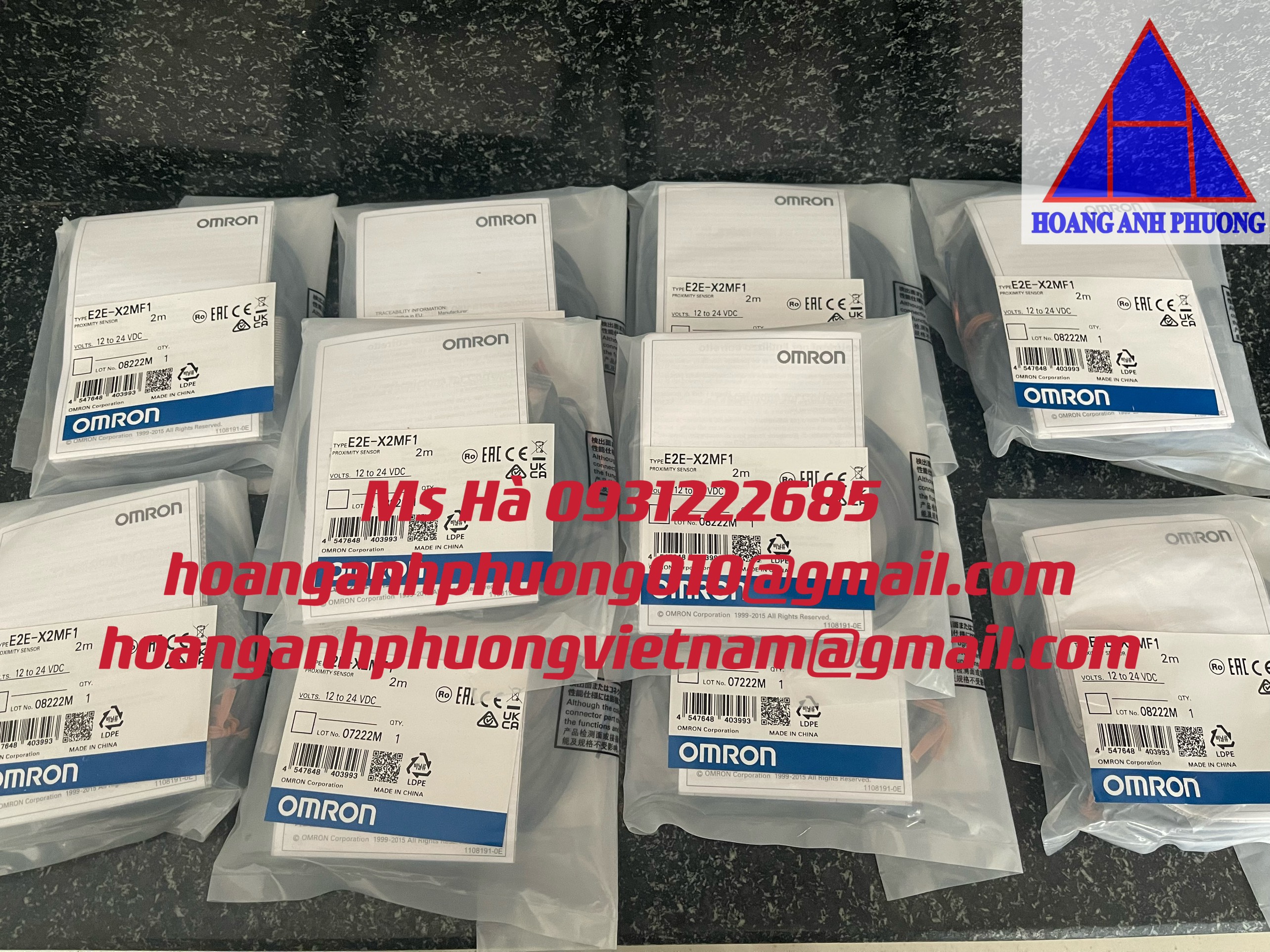 Sensor hàng mới 100% dòng Omron E2E-X2MF1 2M - cảm biến