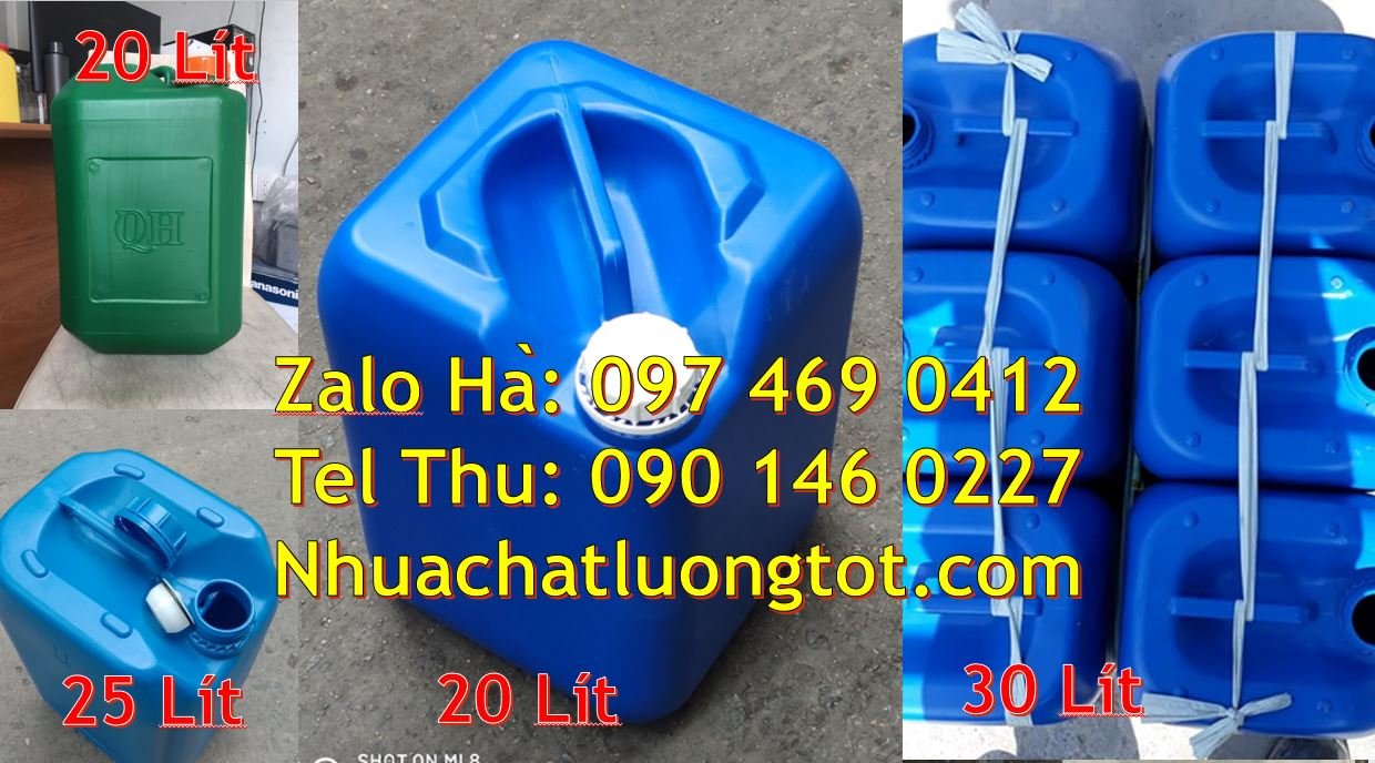 Bán can nhựa 20l có nắp thoát khí giá rẻ,can nhựa 18l đựng hóa chất ta