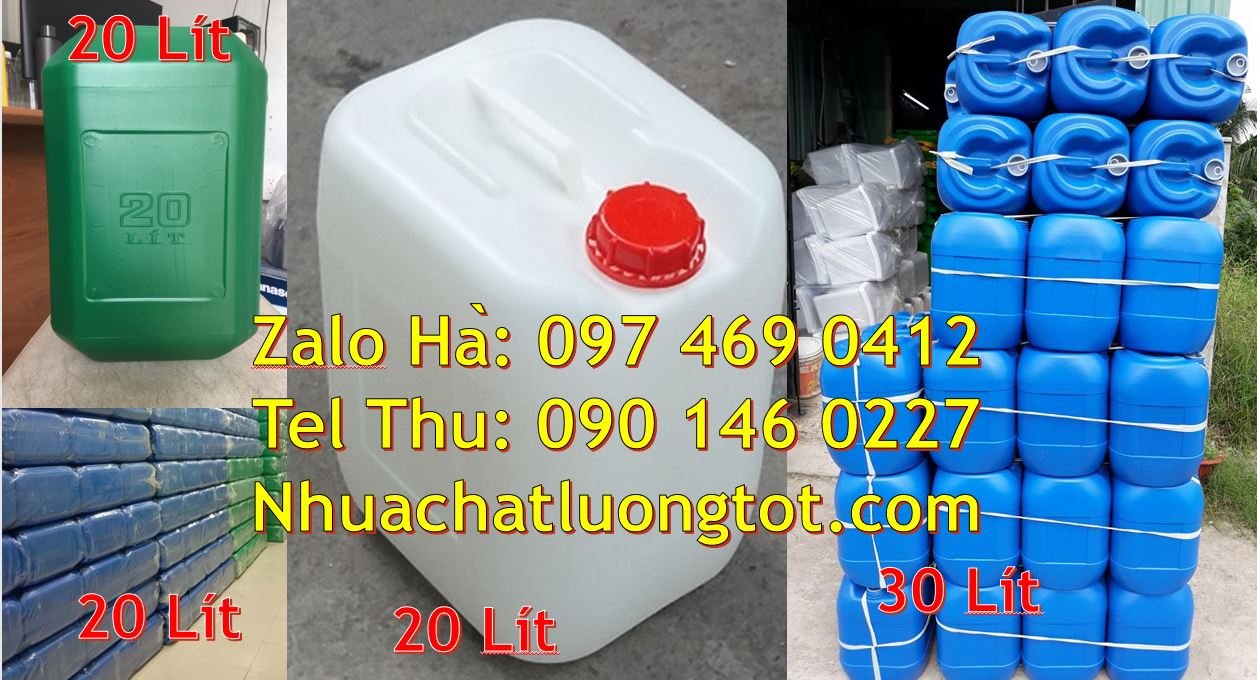 Bán can nhựa 20l có nắp thoát khí giá rẻ,can nhựa 18l đựng hóa chất ta