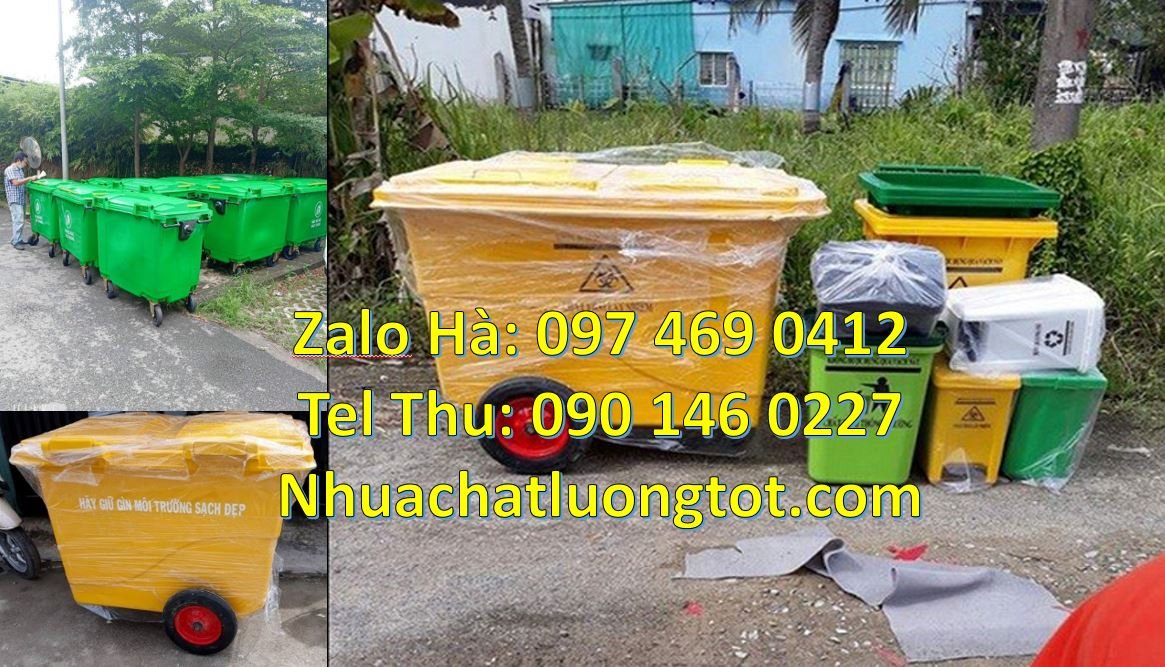 Bán xe thu gom rác cỡ lớn 660l giá rẻ,xe thu gom rác 1000l có 3 bánh h