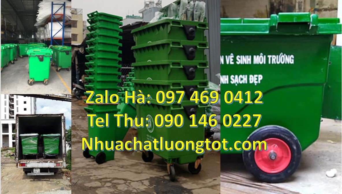 Bán xe thu gom rác cỡ lớn 660l giá rẻ,xe thu gom rác 1000l có 3 bánh h