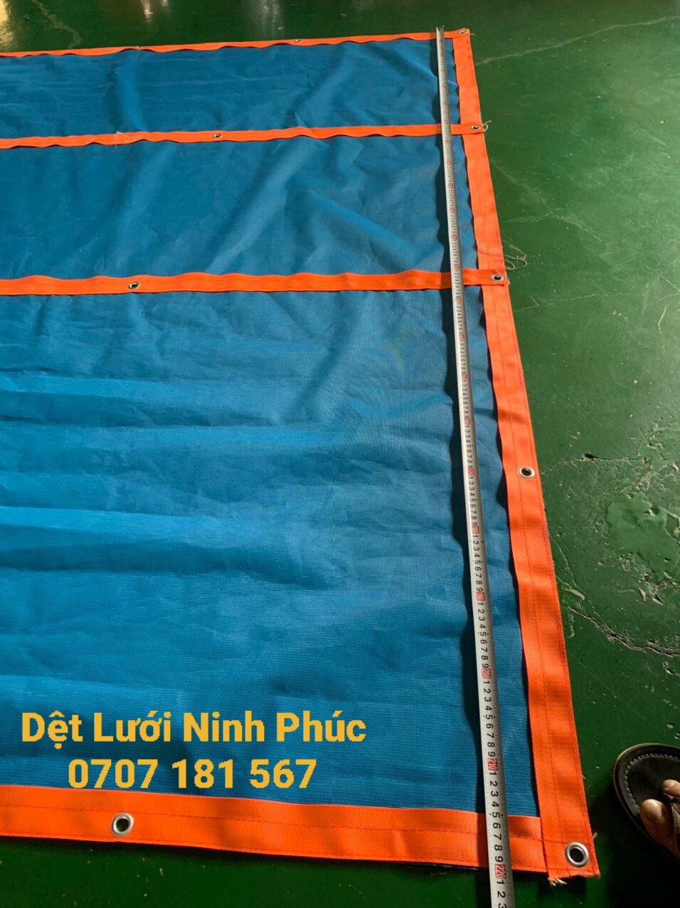 Lưới chắn lan can đảm bảo công tác an toàn trong xây dựng