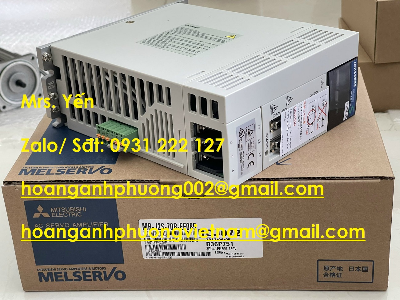 MR-J2S-70B-EE085 BỘ ĐIỀU KHIỂN MITSUBISHI  HOÀNG ANH PHƯƠNG