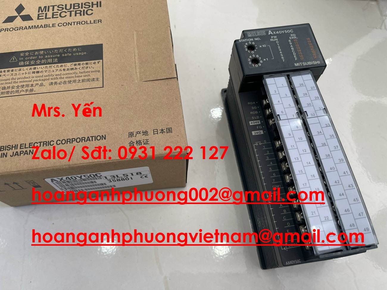 AX40Y50C PLC MITSUBISHI GIÁ NHẬP TỐT CHÍNH HÃNG MỚI 100%