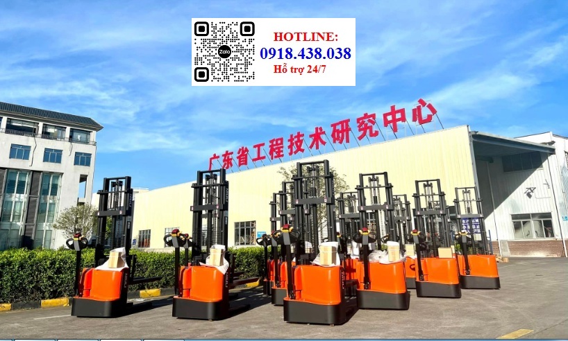 Xe nâng điện đi bộ lái 1.5 tấn nâng cao 3m CTQB1530
