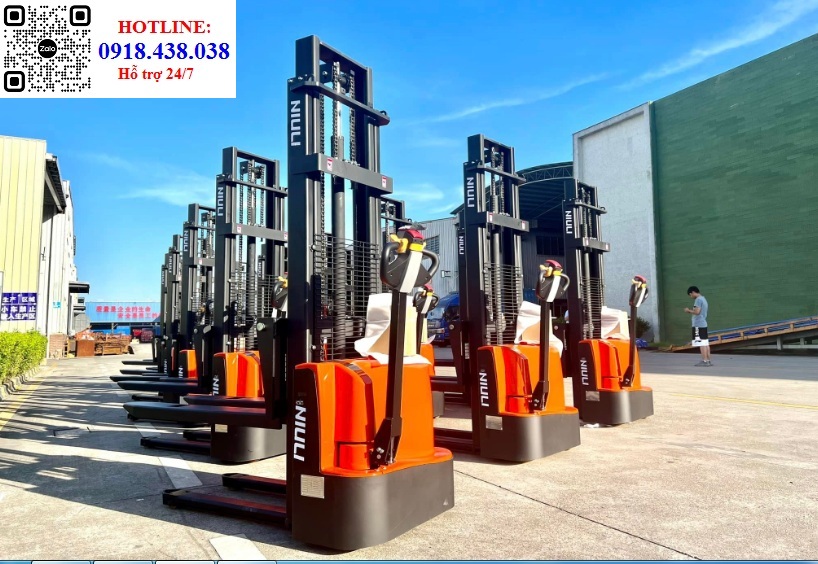 Xe nâng điện đi bộ lái 1.5 tấn nâng cao 3m CTQB1530