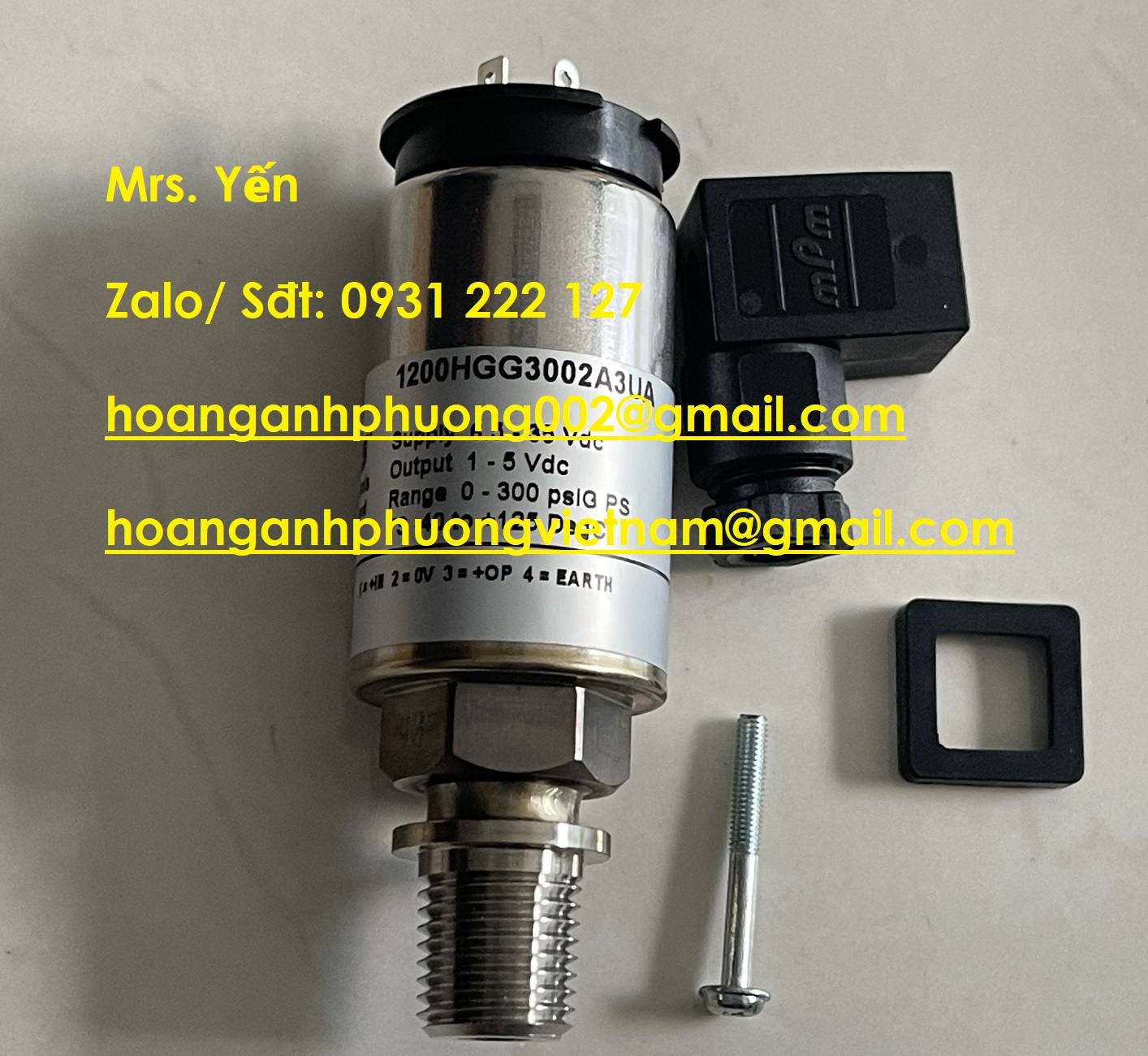 1200HGG3002A3UA CẢM BIẾN GEMS CHÍNH HÃNG, NEW 100%