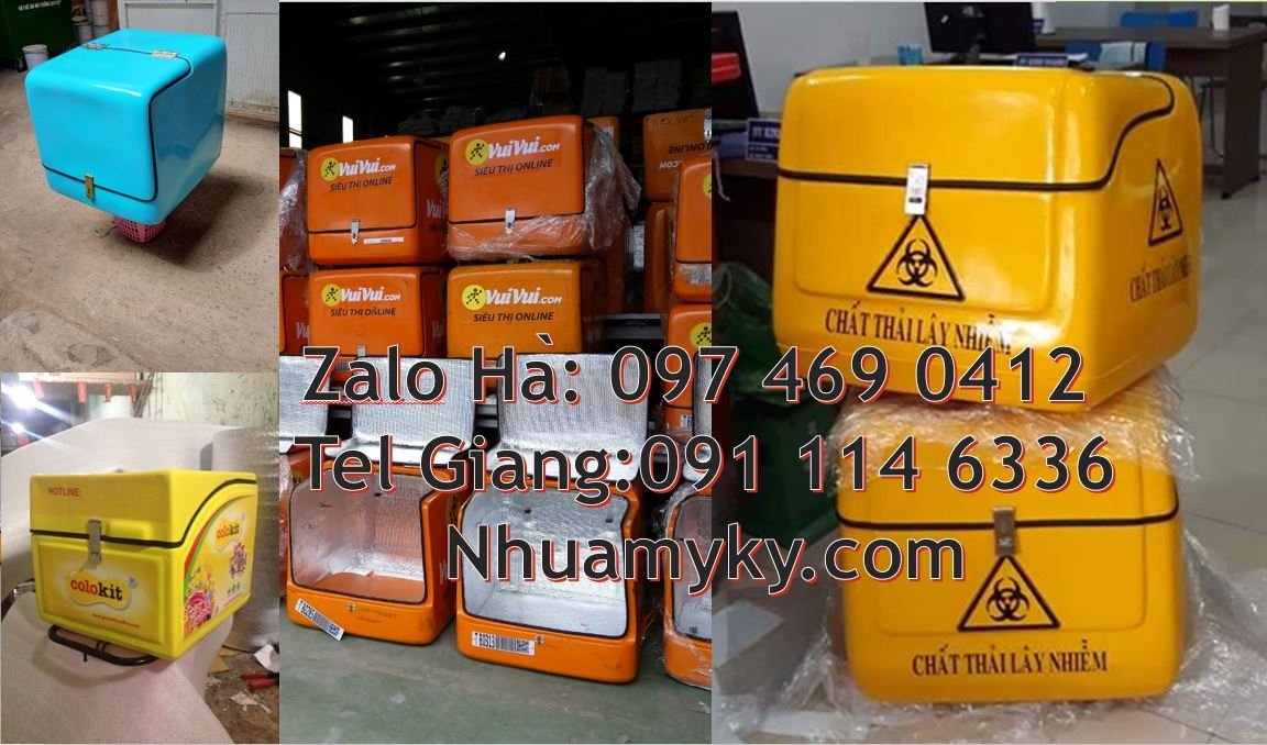 Bán thùng giao hàng đằng sau xe máy,thùng giao đồ ăn nước uống sau xe