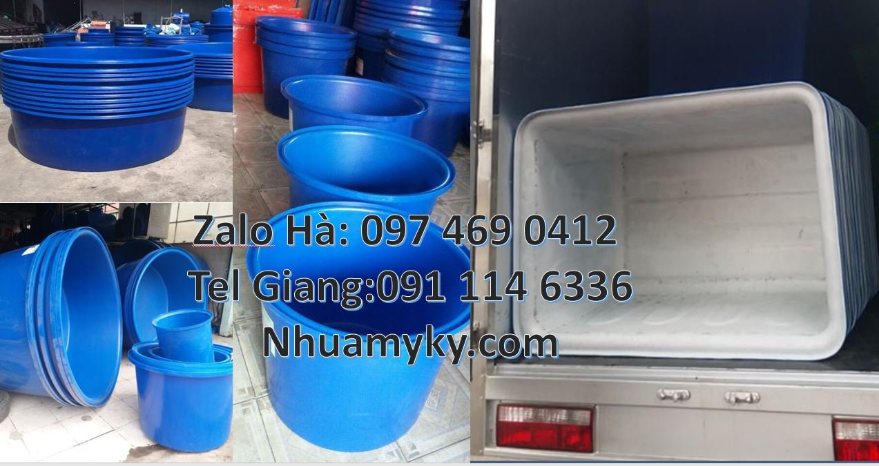 Bán thùng nhựa tròn 2000l chứa nước,thùng nhựa chữ nhật 1000l nuôi trô
