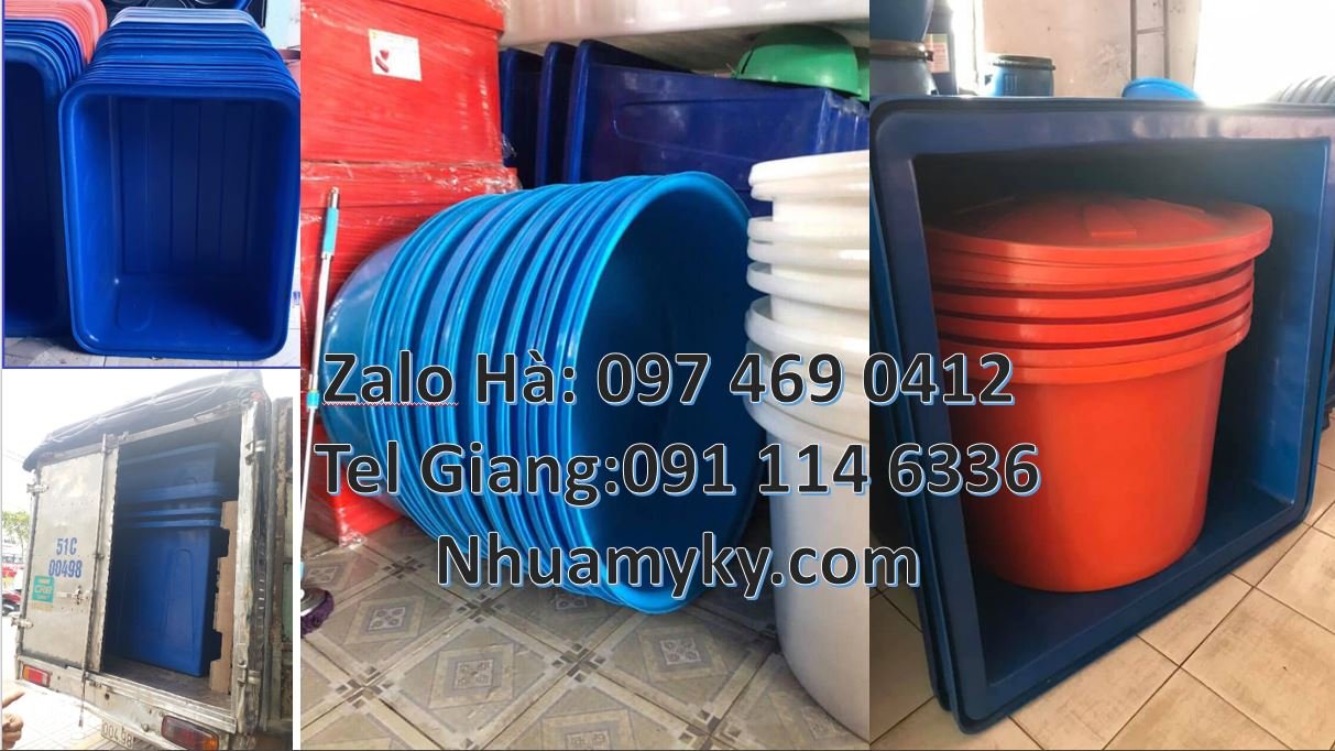 Bán thùng nhựa tròn 2000l chứa nước,thùng nhựa chữ nhật 1000l nuôi trô