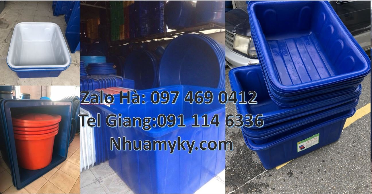 Bán thùng nhựa tròn 2000l chứa nước,thùng nhựa chữ nhật 1000l nuôi trô