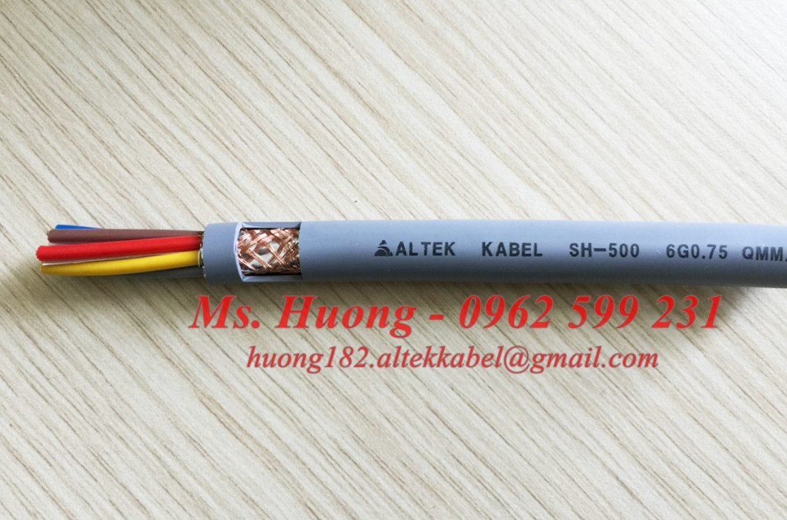 Cáp điều khiển 6 lõi Altek kabel 0.5, 0.75, 1.0, 1.5 mm2