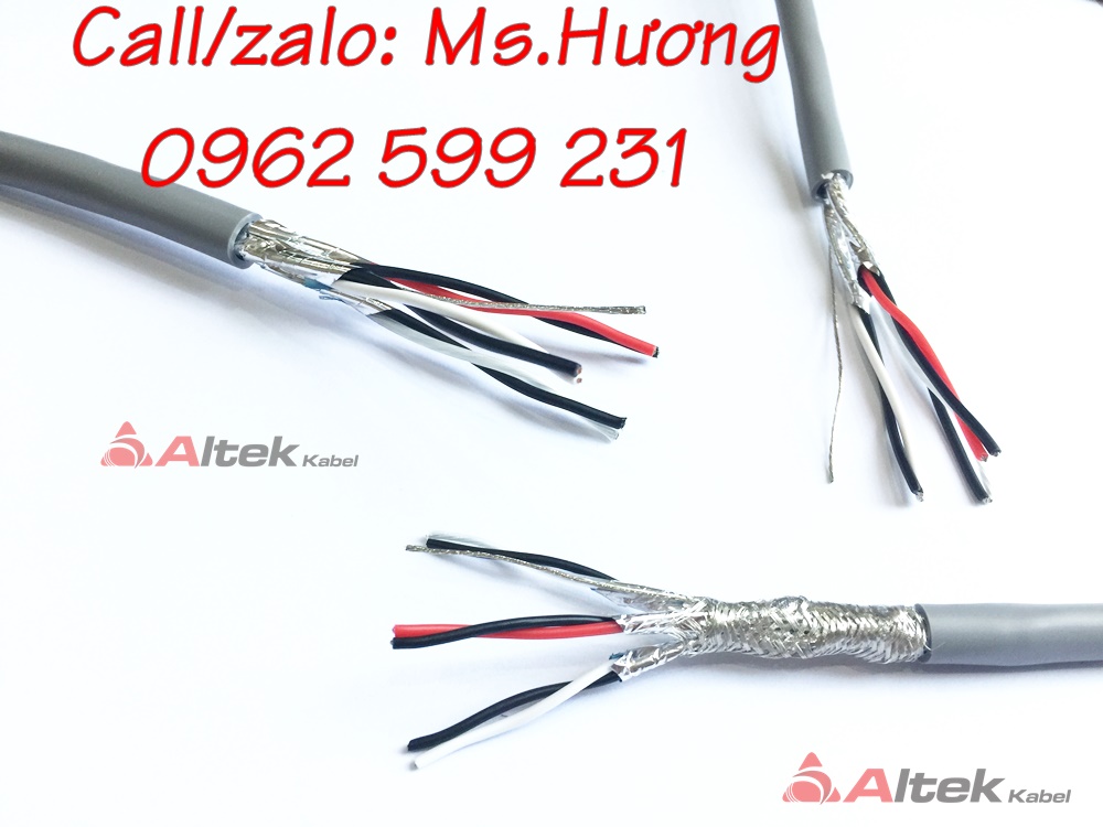 Cáp tín hiện vặn xoắn Altek kabel 2 Pair 16AWG, 18AWG, 20AWG, 24AWG