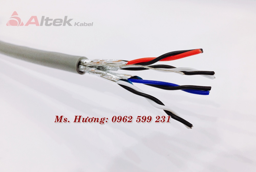 Cáp tín hiện vặn xoắn Altek kabel 2 Pair 16AWG, 18AWG, 20AWG, 24AWG