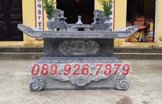 Bến Tre bán bàn lễ thờ bằng đá đặt ở Chùa miếu đình - Cơ sở bán bàn