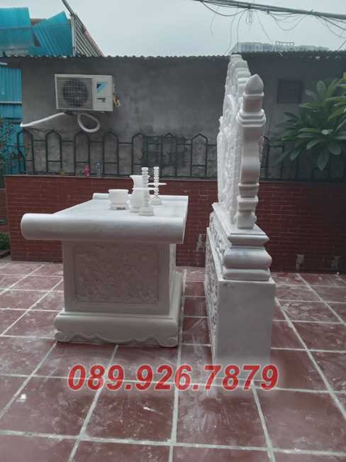 Bến Tre bán bàn lễ thờ bằng đá đặt ở Chùa miếu đình - Cơ sở bán bàn