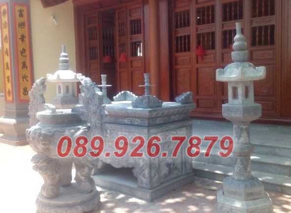 Những mẫu bàn thờ đá nghĩa trang, lăng mộ, chùa miếu đẹp bán Long An