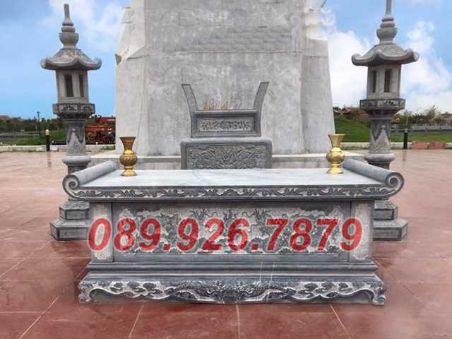 Những mẫu bàn thờ đá nghĩa trang, lăng mộ, chùa miếu đẹp bán Long An