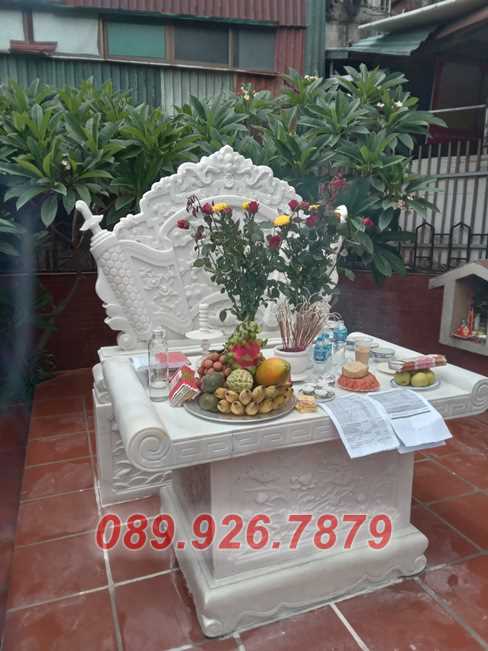 Thanh lý 44+ mẫu bàn lễ đá, bàn thờ đá hoa văn đẹp giá rẻ ở Tiền Giang