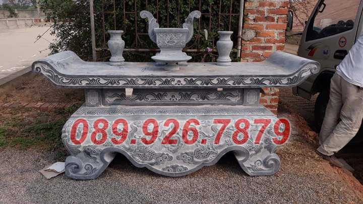 Thanh lý 44+ mẫu bàn lễ đá, bàn thờ đá hoa văn đẹp giá rẻ ở Tiền Giang