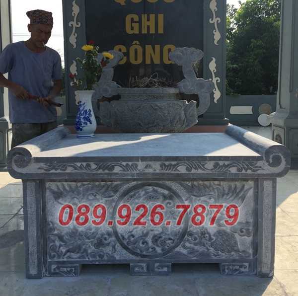 Bàn thờ đá - Mẫu bàn thờ đá nghĩa trang, lăng mộ, nhà mồ bán Tiền Gian