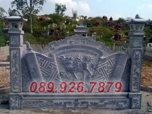 Cuốn thư đá - Mẫu cuốn thư đá khu nhà mồ, lăng mộ đẹp bán Sóc Trăng