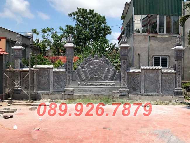 Cuốn thư đá - Mẫu cuốn thư đá trước nhà thờ họ bán Bà Rịa Vũng Tàu