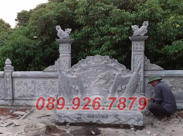 Bình phong đá - Mẫu bình phong đá khu nhà mồ đẹp bán An Giang
