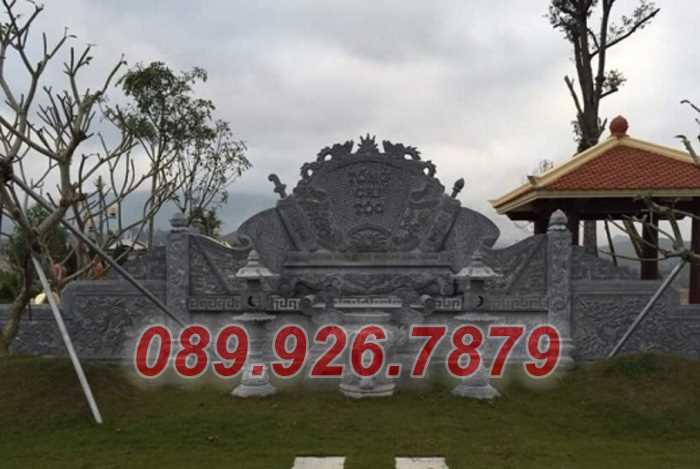 Bình phong đá - Mẫu bình phong đá khu nhà mồ đẹp bán An Giang